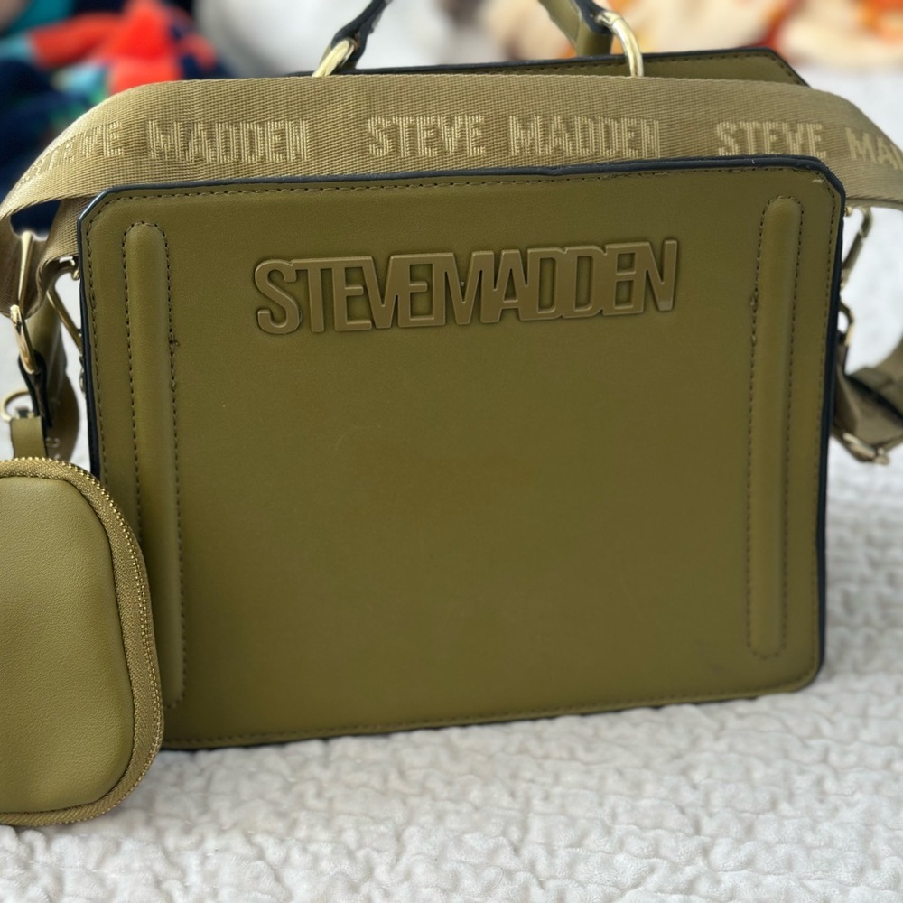 Steve Madden Olive Green Men's Bag